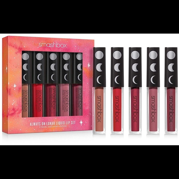 New SMASHBOX ALWAYS ON LUNAR LIQUID LIP SET - Picture 3 of 7